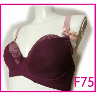 34 トリンプ F75 紫 ワイヤー入 ブラジャー アーバン チャーミングラマー(ブラ)