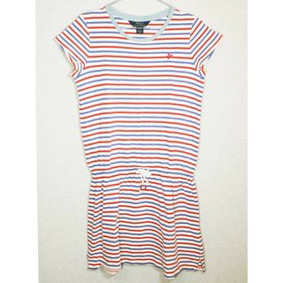 ラルフローレン(Ralph Lauren)の[ラルフローレン/Ralph Lauren]160cm 半袖ワンピース ブルー×赤系【中古】子供服 キッズ kids ジュニア 女の子 夏 216032 onepi(ワンピース)