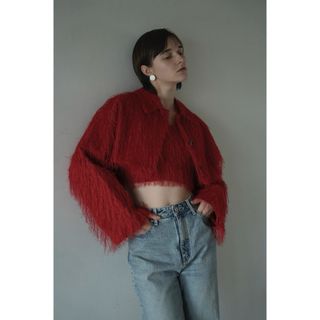 クラネ(CLANE)のCLANE FRINGE SHORT JACKET フリンジショートジャケット(その他)