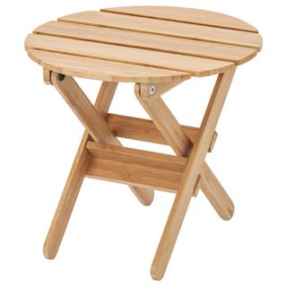 イケア(IKEA)のIKEA イケア　ヴィルダペル ミニテーブル　プラントスタンド　竹製　29 cm(コーヒーテーブル/サイドテーブル)