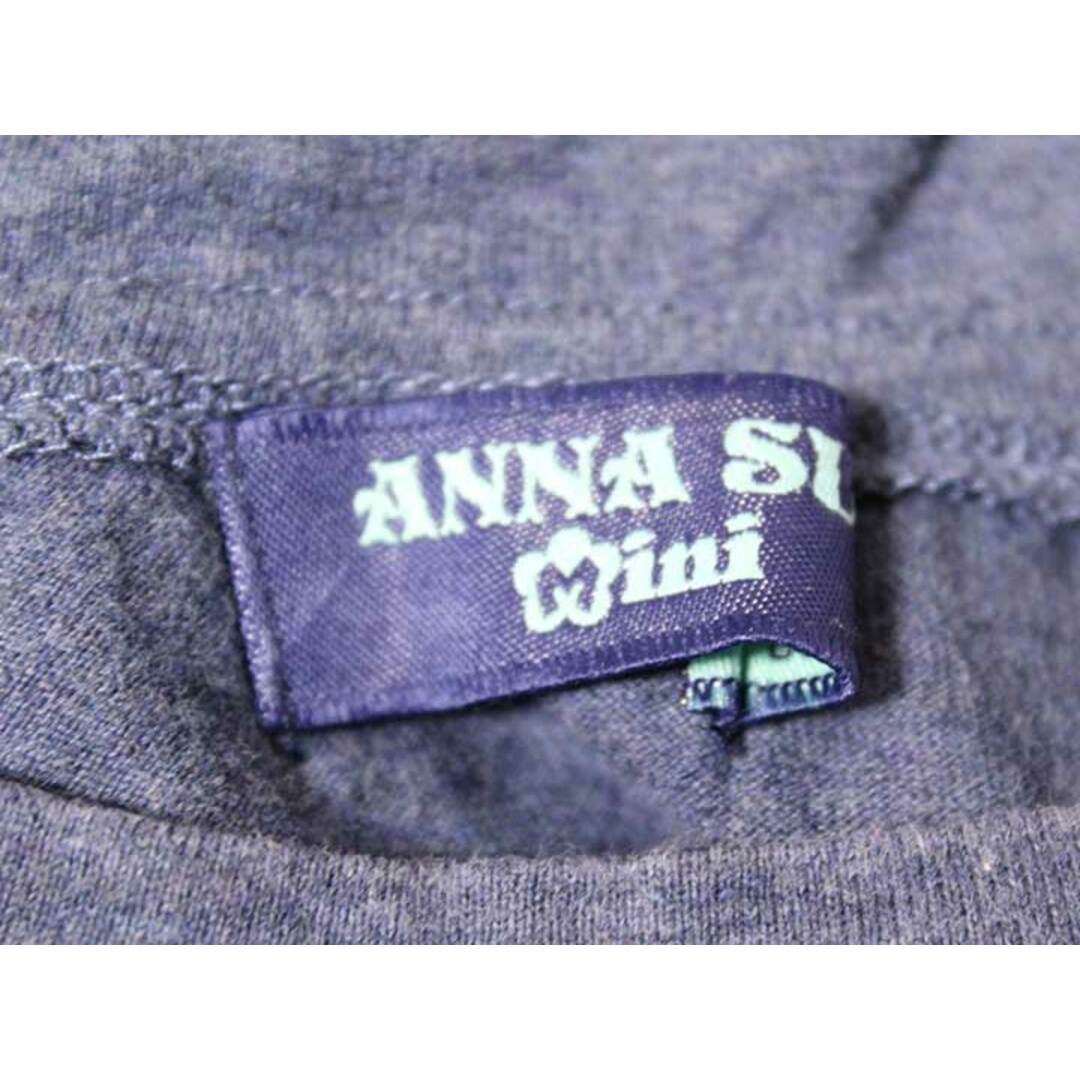 ANNA SUI(アナスイ)の《アナスイミニ/ANNA SUI mini》100cm 半袖ワンピース 紺【中古】子供服 キッズ kids 女の子 夏 414032 onepi キッズ/ベビー/マタニティのキッズ服女の子用(90cm~)(ワンピース)の商品写真