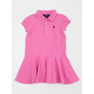 ラルフローレン(Ralph Lauren)の▲ラルフローレン/Ralph Lauren▲110cm 半袖ポロワンピース ピンク 【中古】子供服 キッズ kids 女の子 夏 317022 onepi(ワンピース)