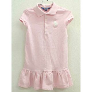 ラルフローレン(Ralph Lauren)の▽ラルフローレン/Ralph Lauren▽120cm位 半袖ポロワンピース ピンク【中古】子供服 キッズ kids 女の子 夏 416032 onepi(ワンピース)