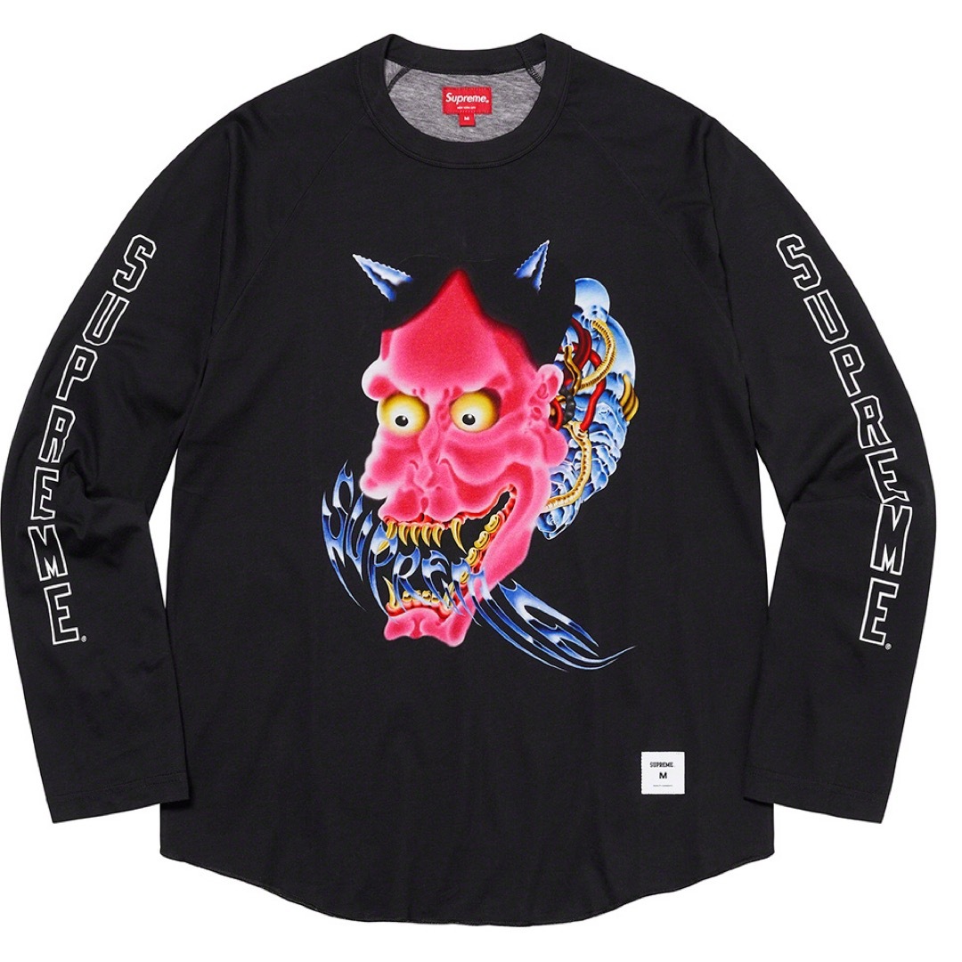 Supreme(シュプリーム)のsupreme Demon Raglan ラグラン ロンt sizeM メンズのトップス(Tシャツ/カットソー(七分/長袖))の商品写真