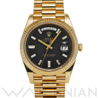 ロレックス(ROLEX)の中古 ロレックス ROLEX 228238A ランダムシリアル ブライトブラック /ダイヤモンド メンズ 腕時計(腕時計(アナログ))