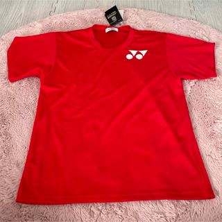 ヨネックス(YONEX)の新品 ヨネックス 赤　半袖　SSサイズ ★YONEX Tシャツ(バドミントン)