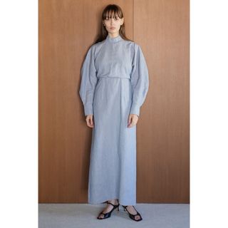 クラネ(CLANE)のCLANE HALTER LAYERED ONEPIECE サイズ0(ロングワンピース/マキシワンピース)