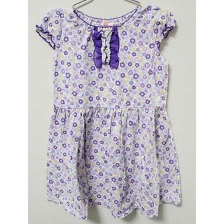 ミキハウス(mikihouse)の《ミキハウス/mikihouse》110cm 半袖ワンピース 紫系【中古】子供服 キッズ kids 女の子 夏 524032 onepi(ワンピース)