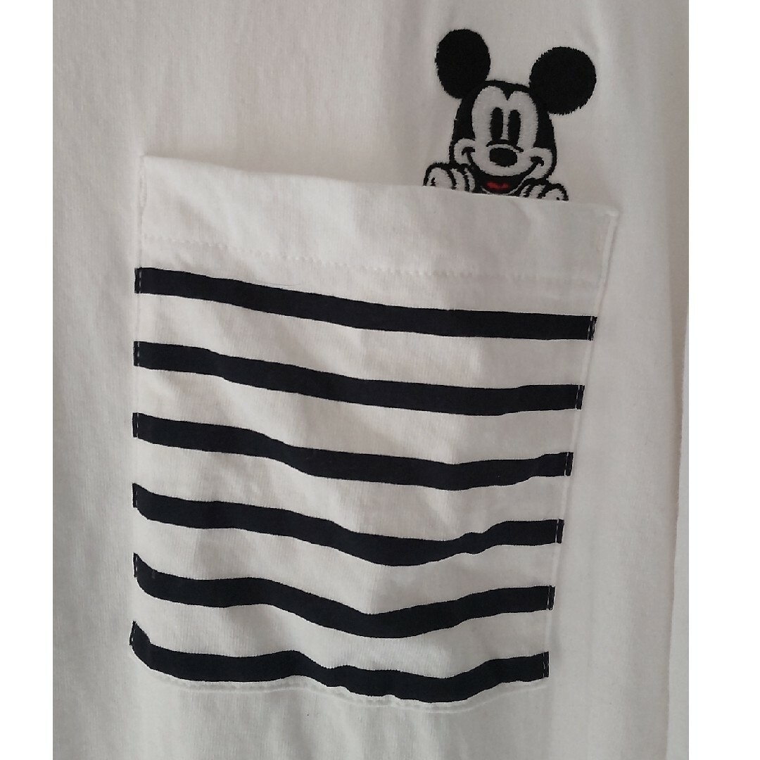 Disney(ディズニー)のDisneyメンズ 長袖Tシャツ (5L) ミッキーマウス メンズのトップス(Tシャツ/カットソー(七分/長袖))の商品写真