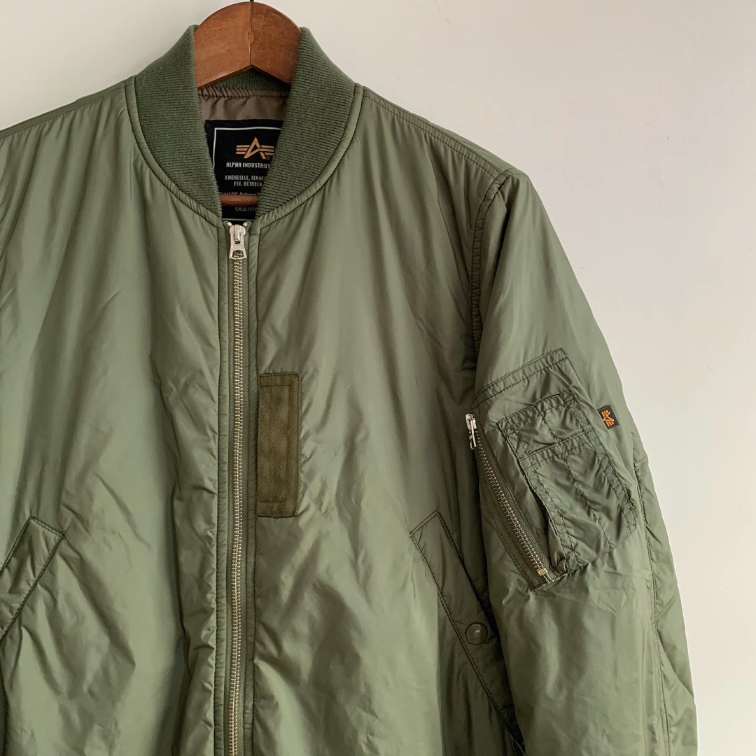 ALPHA INDUSTRIES(アルファインダストリーズ)のALPHA INDUSTRIES MA-1 SIZE: L アルファメンズ メンズのジャケット/アウター(フライトジャケット)の商品写真