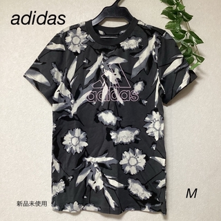 アディダス(adidas)の⭐︎新品未使用⭐︎adidas Tシャツ　花柄　sizeM(Tシャツ(半袖/袖なし))