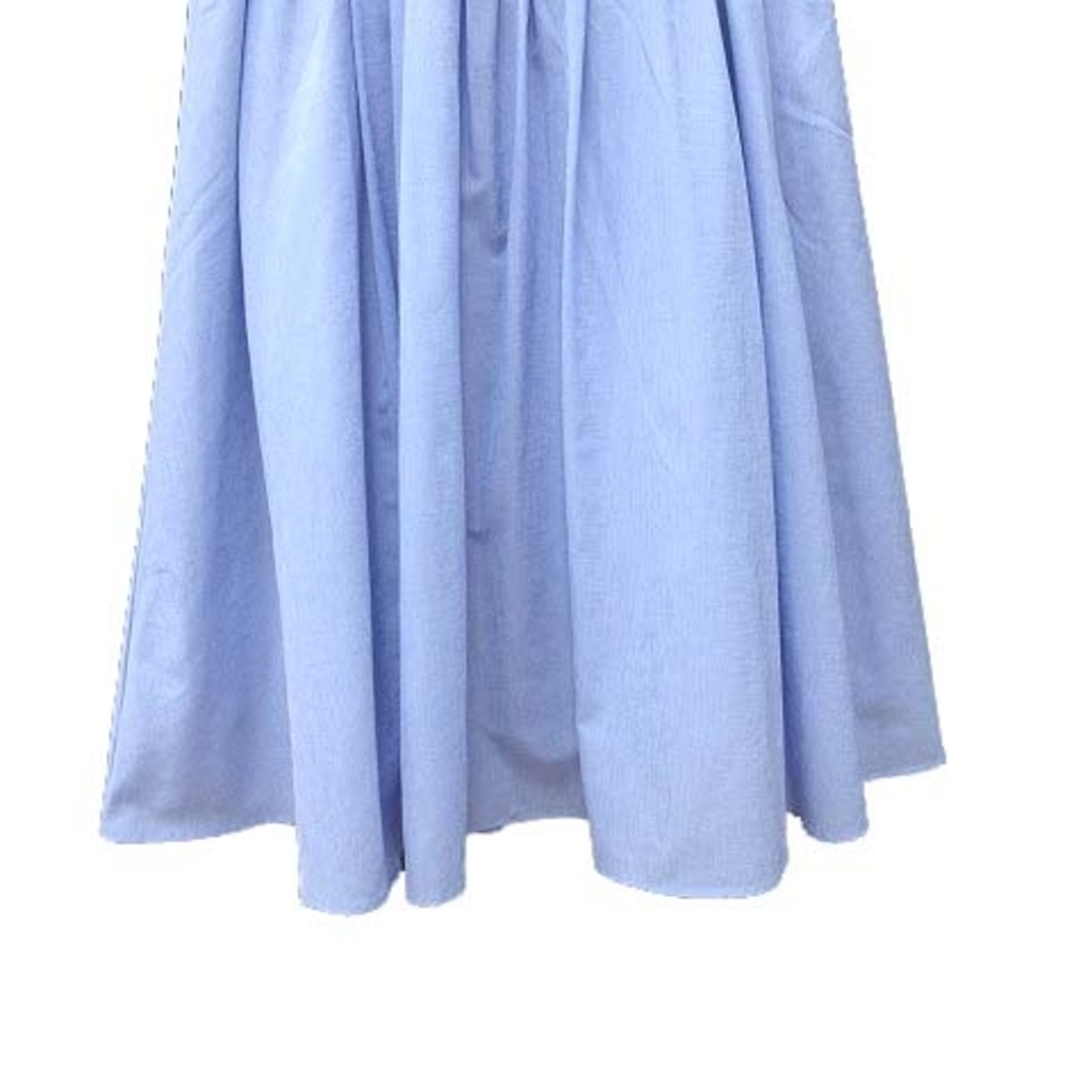 Rope' Picnic(ロペピクニック)のロペピクニック ギャザースカート ミモレ ロング タックベルト 38 青 ■MO レディースのスカート(ロングスカート)の商品写真