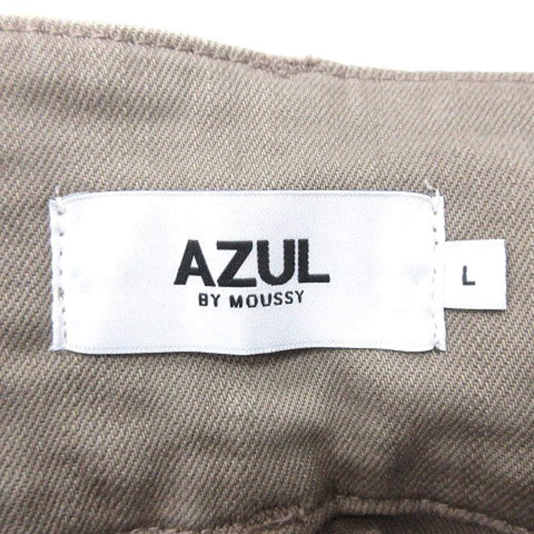 AZUL by moussy(アズールバイマウジー)のアズールバイマウジー タイトスカート マキシ ロング L ベージュ ■MO レディースのスカート(ロングスカート)の商品写真