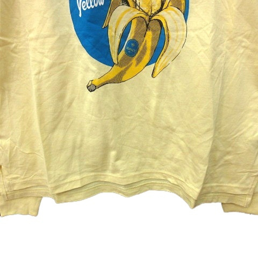 RODEO CROWNS(ロデオクラウンズ)のロデオクラウンズ カットソー Tシャツ クルーネック 長袖 F 黄色 ■MO レディースのトップス(Tシャツ(長袖/七分))の商品写真