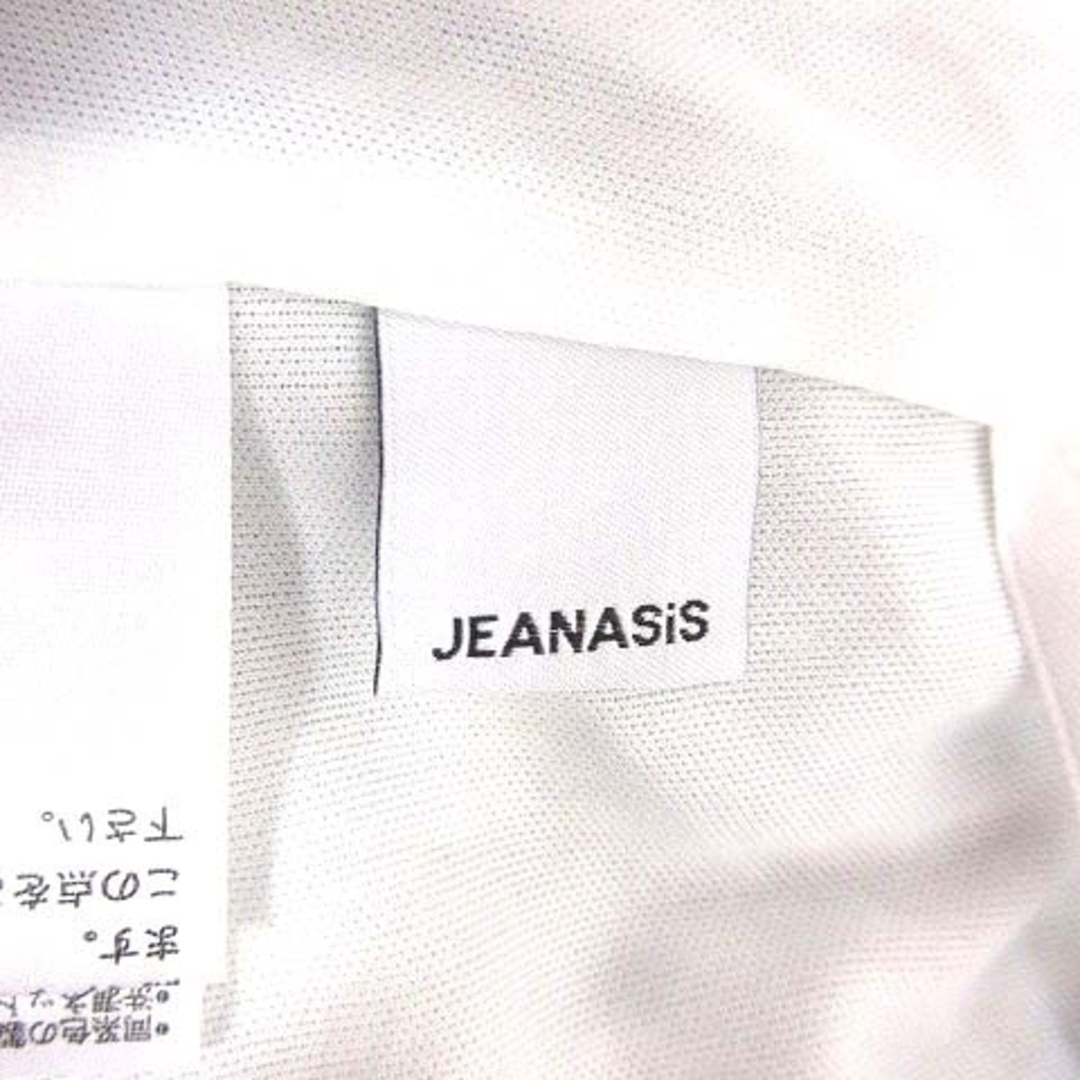 JEANASIS(ジーナシス)のJEANASIS フレアスカート ロング マキシ 総柄 F 白 ホワイト グレー レディースのスカート(ロングスカート)の商品写真