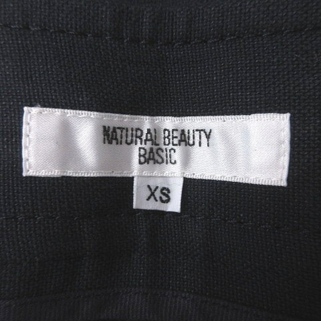 NATURAL BEAUTY BASIC(ナチュラルビューティーベーシック)のナチュラルビューティーベーシック ハーフパンツ ショート 麻混 リネン混 XS レディースのパンツ(ショートパンツ)の商品写真