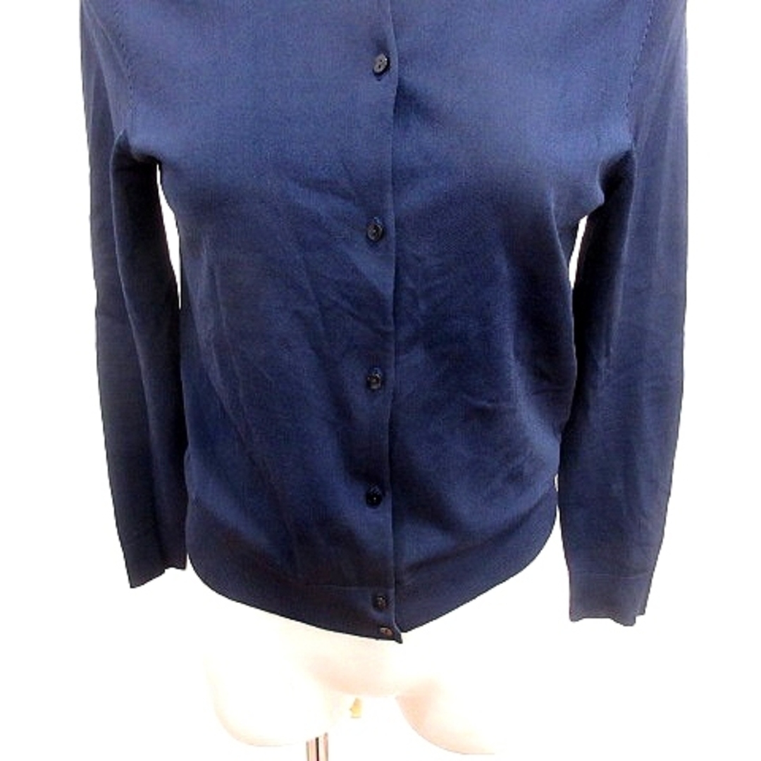 ANAYI(アナイ)のアナイ ANAYI カーディガン ニット 長袖 ビジュー 38 紺  レディースのトップス(カーディガン)の商品写真