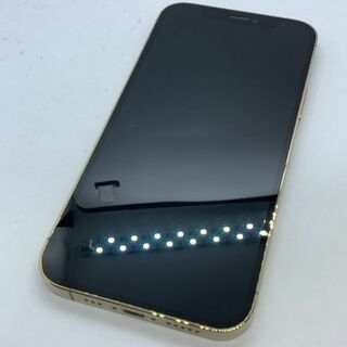 アップル(Apple)の【中古品】iPhone 12 Pro SB SIMロック解除済 128GB MGM73JA ゴールド(スマートフォン本体)