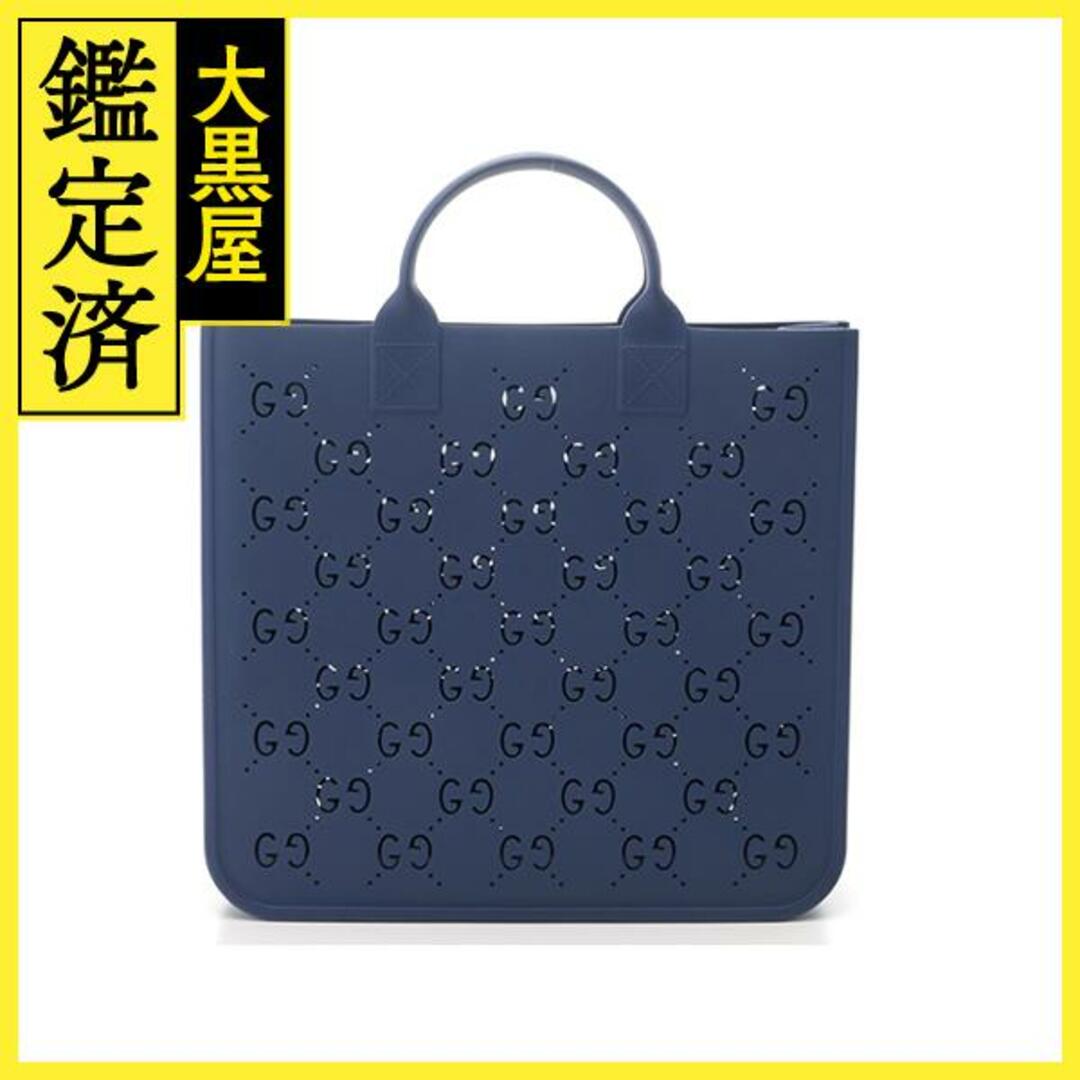 GUCCI - グッチ チルドレンズＧＧトートバッグ ブルー ラバー 679365【430】