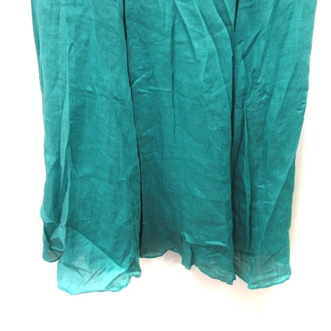 NOLLEY'S(ノーリーズ)のノーリーズ フレアスカート ロング XS 緑 グリーン /YI レディースのスカート(ロングスカート)の商品写真