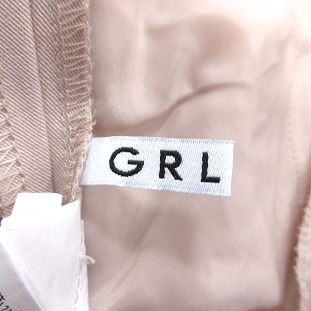 GRL(グレイル)のグレイル ワイドパンツ スラックス ロング M ピンクベージュ ■MO レディースのパンツ(その他)の商品写真