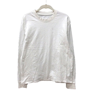 グレイル(GRL)のグレイル GRL カットソー Tシャツ クルーネック 長袖 F 白 ホワイト(Tシャツ(長袖/七分))