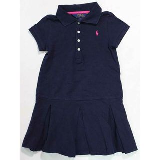 ラルフローレン(Ralph Lauren)の☆ラルフローレン/Ralph Lauren☆115cm 半袖ワンピース 紺 【中古】子供服 キッズ kids 女の子 夏 316032 onepi(ワンピース)