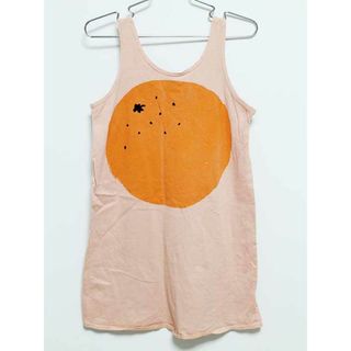 ‡ボボショーズ/BOBO CHOSES‡104cm-110cm ノースリーブワンピース オレンジ系【中古】子供服 キッズ kids 女の子 夏 035032 onepi(ワンピース)