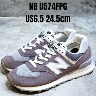 ニューバランス(New Balance)のnew balance ニューバランス U574FPG 24.5cm パープル(スニーカー)