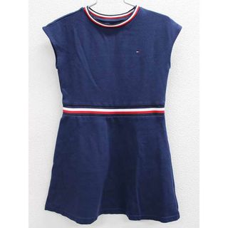 トミーヒルフィガー(TOMMY HILFIGER)の◇トミーヒルフィガー/TOMMY HILFIGER◇122cm 半袖ワンピース/ノースリーブワンピース 紺【中古】子供服 キッズ kids 女の子 夏 407032 onepi(ワンピース)