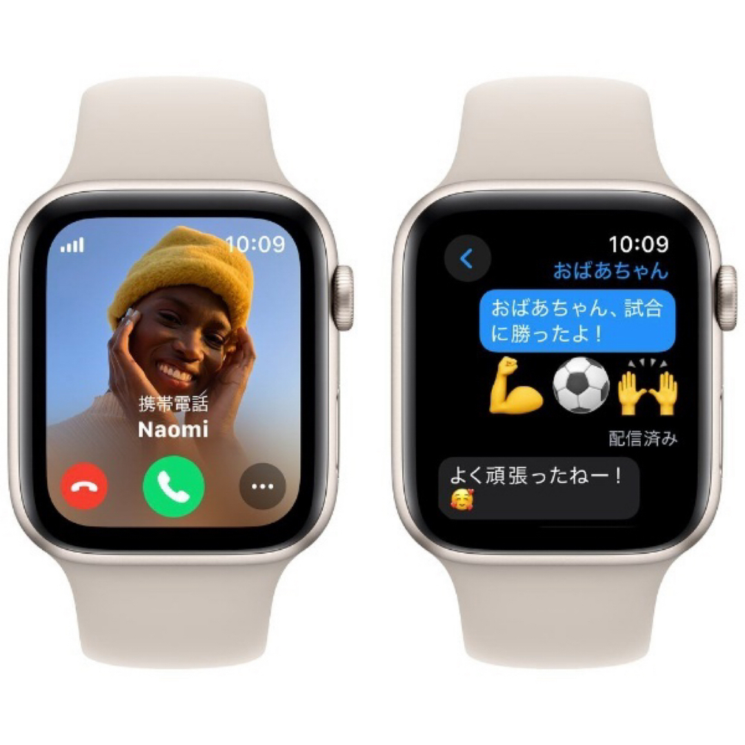 Apple Watch(アップルウォッチ)のApple Watch SE (Gen2) 40mmGPS+セルラースターライト スマホ/家電/カメラのスマホ/家電/カメラ その他(その他)の商品写真