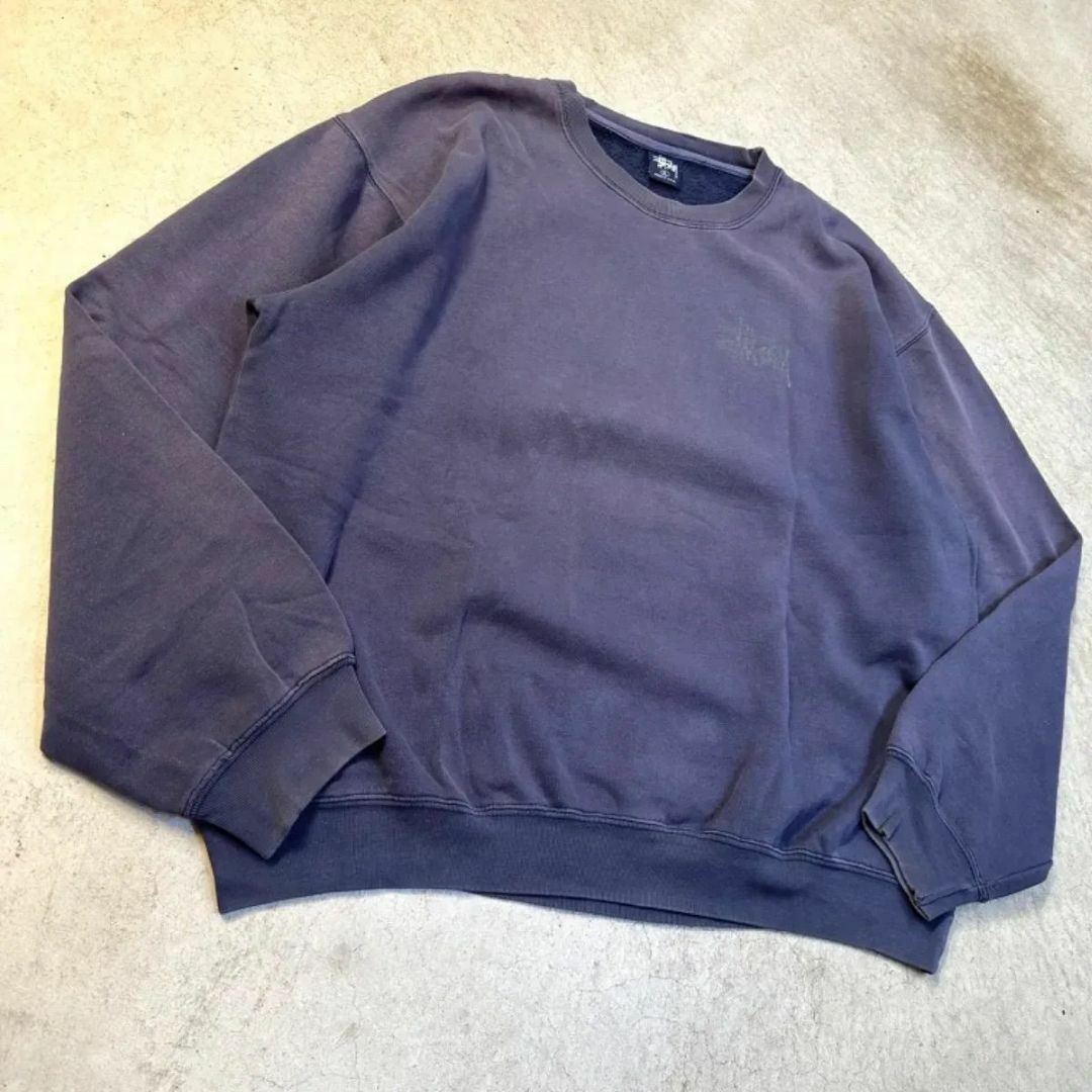 90s old stussy スウェット ドラゴン サンフェード XLの通販 by 90s old stussy スウェット ドラゴン サンフェード XLの通販 by