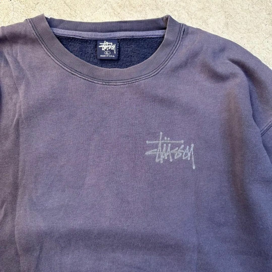 90s old stussy スウェット ドラゴン サンフェード XLの通販 by 90s old stussy スウェット ドラゴン サンフェード XLの通販 by