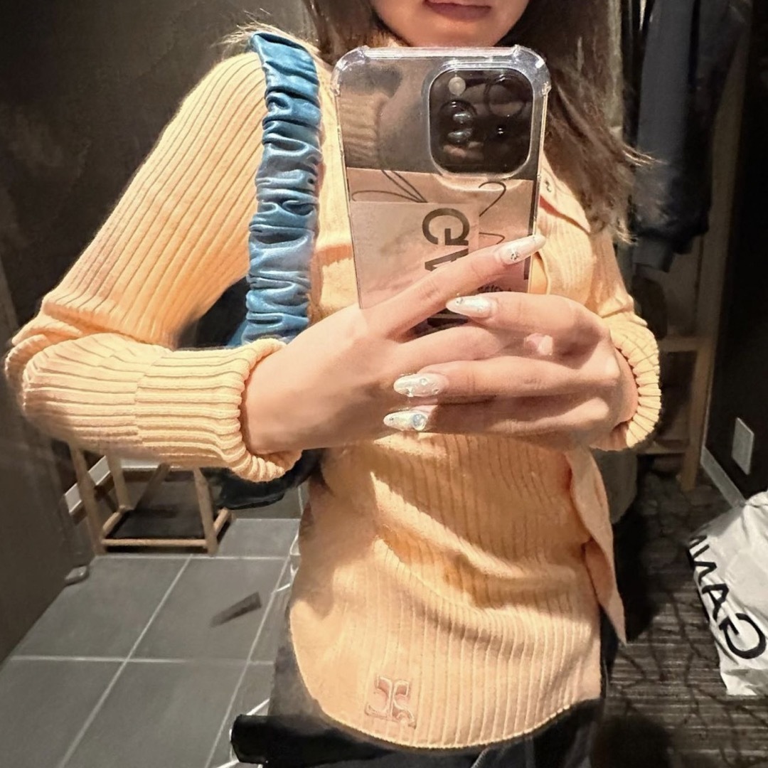 Courreges(クレージュ)の23FW Courreges knit cardigan メンズのトップス(ニット/セーター)の商品写真