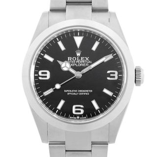 ロレックス(ROLEX)のロレックス エクスプローラー40  224270 ブラック ランダム番 メンズ 中古 腕時計(腕時計(アナログ))