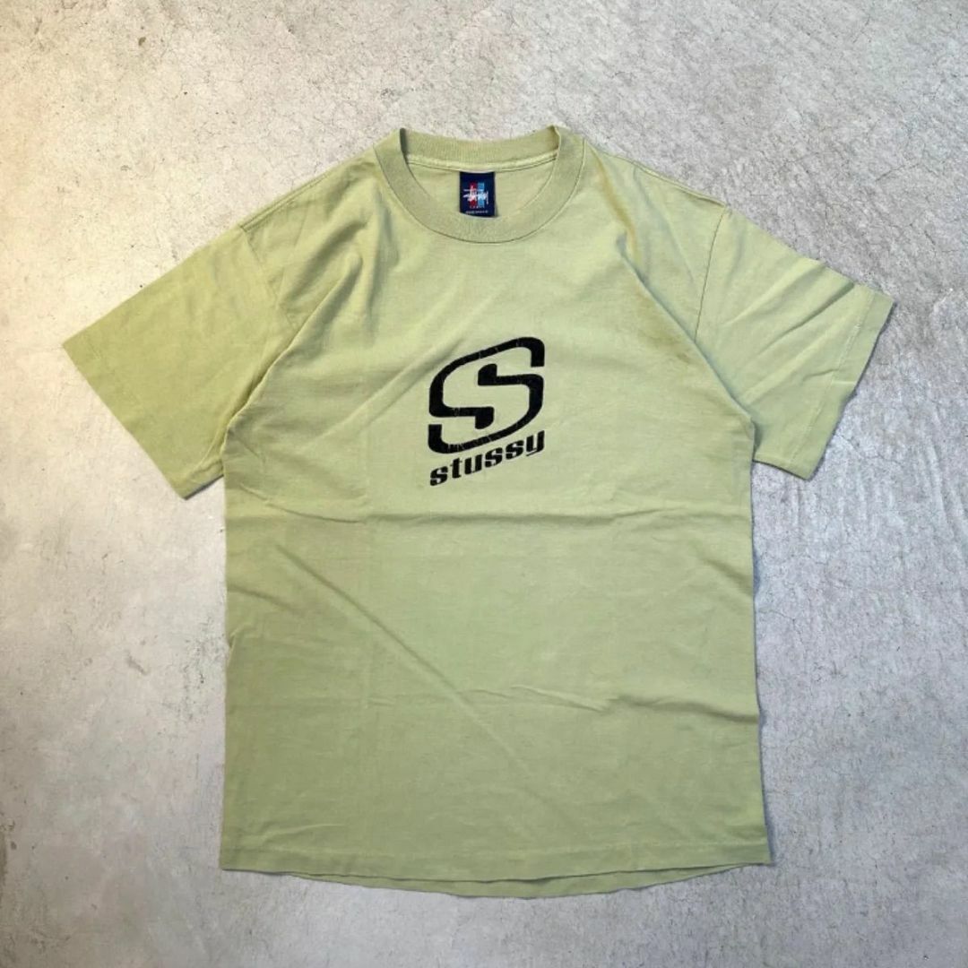 90s stussy オールド ステューシー Tシャツ Sロゴ  メンズのトップス(Tシャツ/カットソー(半袖/袖なし))の商品写真