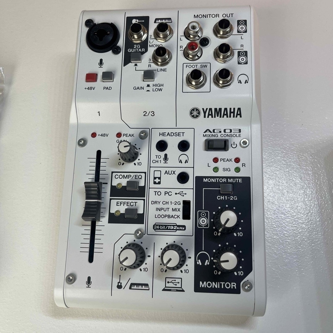 YAMAHA AG03 楽器のレコーディング/PA機器(ミキサー)の商品写真