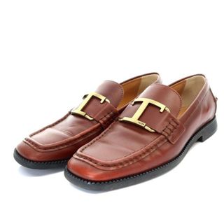 トッズ(TOD'S)のトッズ Tタイムレス 37 茶色 XXW44K0FX70RY9G805(ローファー/革靴)