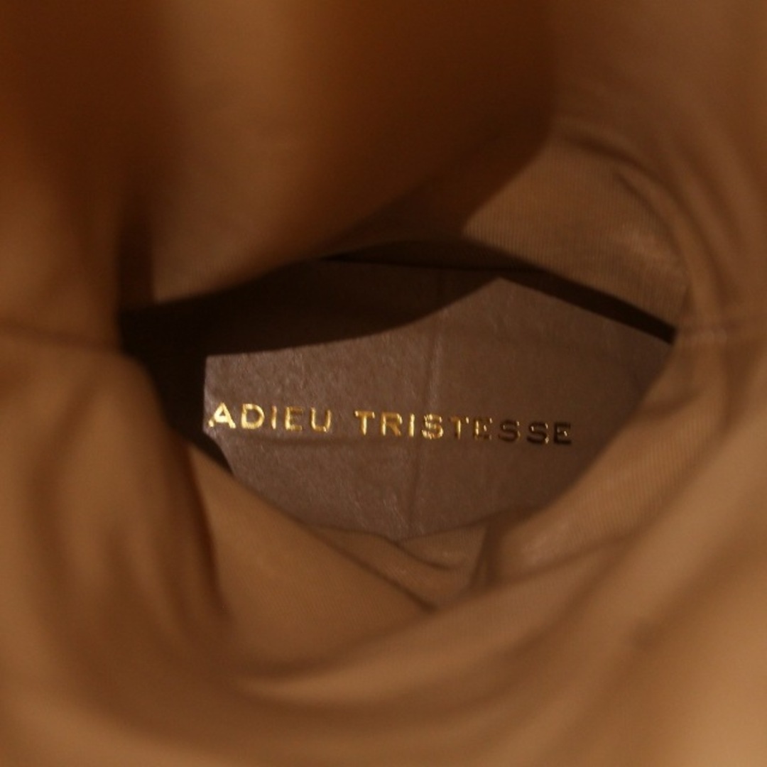ADIEU TRISTESSE(アデュートリステス)のアデュートリステス ロングブーツ スエード 折返し L 23.5cm 茶 レディースの靴/シューズ(ブーツ)の商品写真