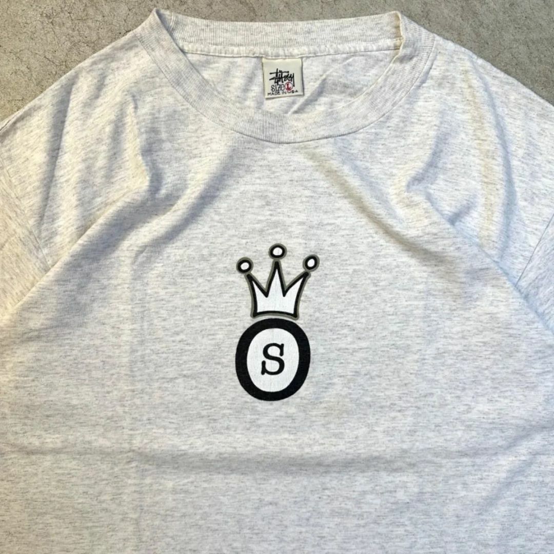 USA製 stussy ステューシートレーナー スウェット 90s L 白 USA製 stussy ステューシートレーナー スウェット 90s L 白