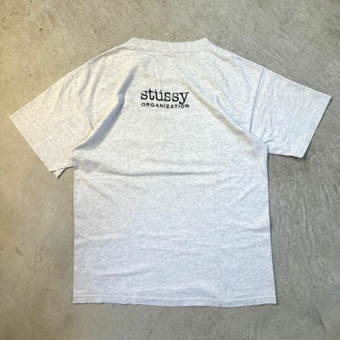 STUSSY(ステューシー)の90s OLD STUSSY 白タグ Sクラウン オールド ステューシー　L メンズのトップス(Tシャツ/カットソー(半袖/袖なし))の商品写真