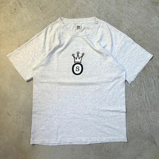 ステューシー(STUSSY)の90s OLD STUSSY 白タグ Sクラウン オールド ステューシー　L(Tシャツ/カットソー(半袖/袖なし))