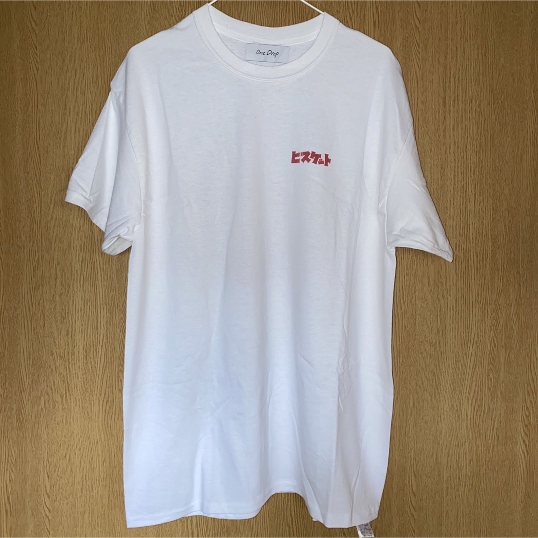 One Drop 島田つか沙 ふくだ ビスケット Tシャツ レディースのトップス(Tシャツ(半袖/袖なし))の商品写真