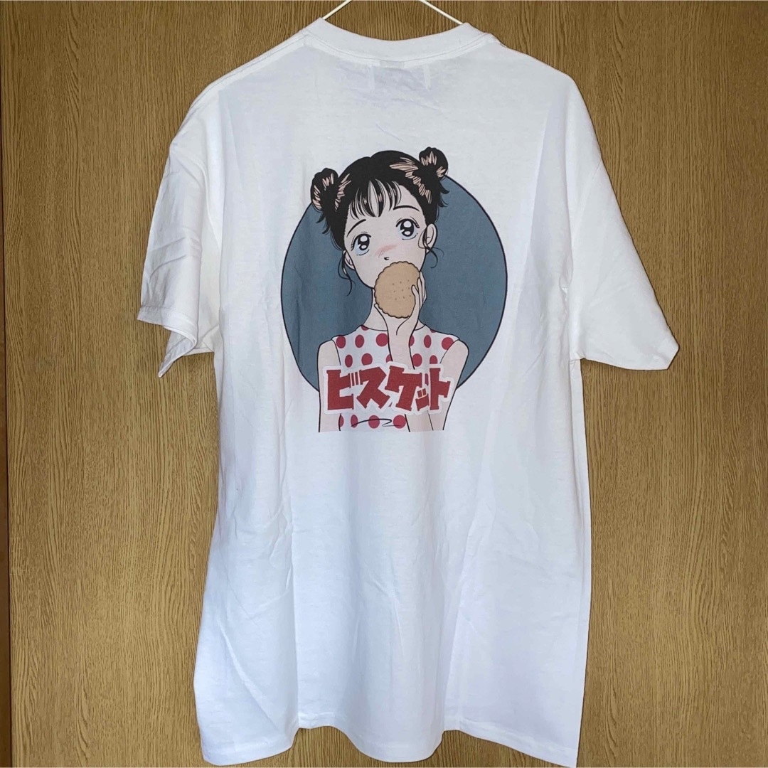 One Drop 島田つか沙 ふくだ ビスケット Tシャツ レディースのトップス(Tシャツ(半袖/袖なし))の商品写真