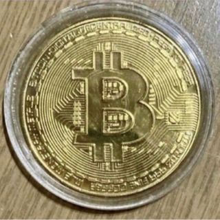 ビットコイン　レプリカ　ゴールド　1枚(その他)