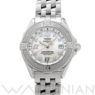 BREITLING - 中古 ブライトリング BREITLING A716A28PA ホワイトシェル /ダイヤモンド レディース 腕時計