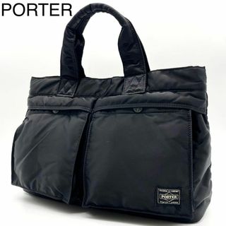 ★未使用級 PORTER ポーター タンカー ハンドバッグ ナイロン ブラック