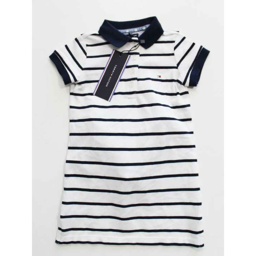 TOMMY HILFIGER(トミーヒルフィガー)の新品 未使用品《シップス/SHIPS kids》80cm 半袖ワンピース 白×紺 ブルマ付 子供服 キッズ kids ベビー服 baby 女の子 夏 126022 onepi キッズ/ベビー/マタニティのキッズ服女の子用(90cm~)(ワンピース)の商品写真