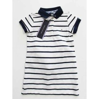 トミーヒルフィガー(TOMMY HILFIGER)の新品 未使用品《シップス/SHIPS kids》80cm 半袖ワンピース 白×紺 ブルマ付 子供服 キッズ kids ベビー服 baby 女の子 夏 126022 onepi(ワンピース)