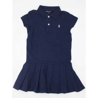 ラルフローレン(Ralph Lauren)の♪ラルフローレン/Ralph Lauren♪110cm 半袖ポロシャツワンピース 紺【中古】子供服 キッズ kids 女の子 夏 217022 onepi(ワンピース)